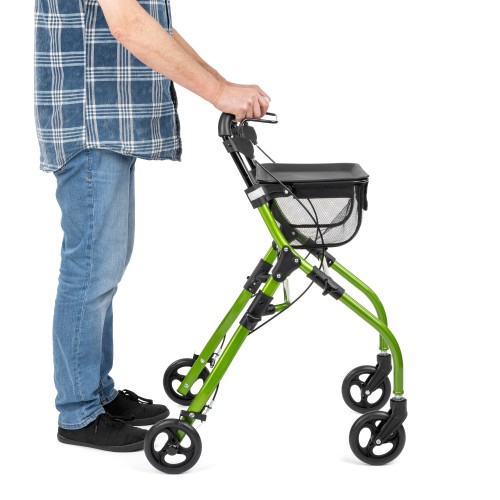 Interiérové štvorkolesové chodítko PEDRO, hliníkové